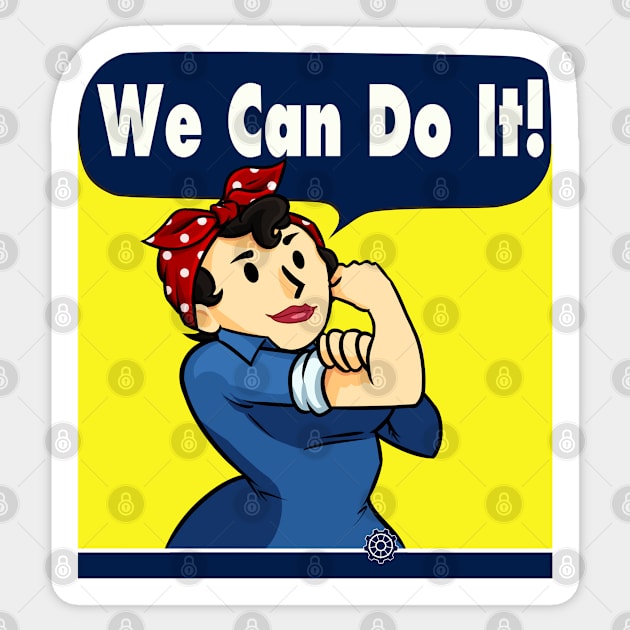 WE CAN DO IT!! Sticker by KingVego